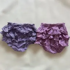mimi poupons フリルパンツ ２枚セット 花柄のサムネイル