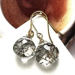 1点作品☆ 大粒菱形水色×グレーオパールピアス イヤリングに変更可能