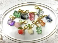 ガラス　チャーム　まとめ売り