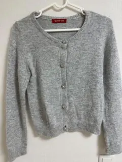 アプワイザーリッシェ　アンゴラ　ビジュー　カーディガン