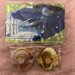 プロセカ グリッター缶バッジ 日野森志歩 アニメイト特典