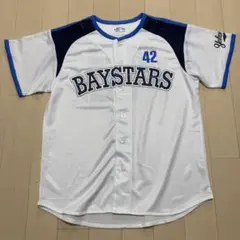 【美品】横浜ベイスターズ マーク•クルーン サマーユニフォーム FREEサイズ 美品】横浜ベイスターズ マーク•クルーン サマーユニフォーム