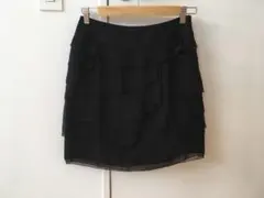 zara ザラ ミニスカート ブラック