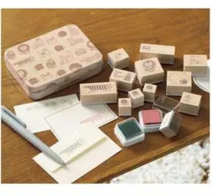 リンネル1月号付録 マイキーと仲間たちが大集合 木製スタンプ(リサ・ラーソン)