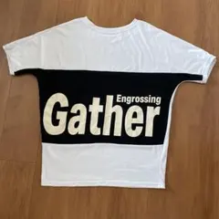 me Jane バイカラー ロゴ Tシャツのサムネイル
