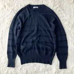 WRAPINKNOT ラッピンノット Vネック ニット シルク カシミヤ M