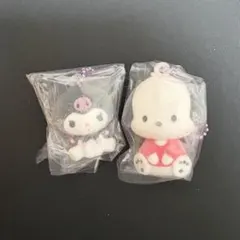 ふわふわフロッキーマスコット クロミ ポチャッコ 2個セット