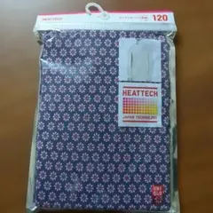 【新品・未使用】UNIQLO ユニクロ　ヒートテック　タートル花柄 120