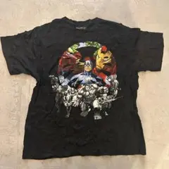マーベル アベンジャーズ  プリント Tシャツ XL アメコミ ブラック