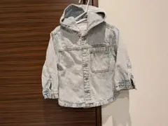 ZARA フード付きデニムジャケット 92