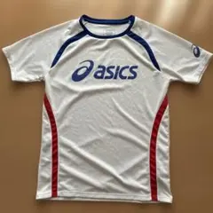asics アシックス Tシャツ ホワイト ブルー Mのサムネイル