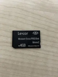 Lexar メモリースティック PRO Duo Mark2　4GB