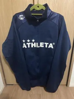 極美品 ATHLETA ハイブリッドジャージ 上下セット Oサイズネイビー裏起毛
