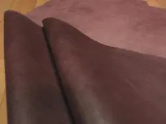 ★11083★ソフトシュリンク★牛革★ボルドーブラウン系★74ds