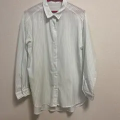 サマンサモスモスブルー　シャツ　ストライプ