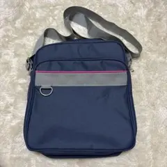 ネイビー ショルダーバッグ 斜め掛け