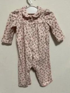 polo 花柄ロンパース