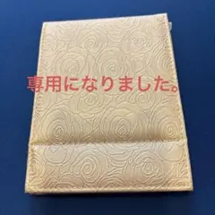 金色ローズ模様ミラーケース