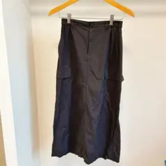 GU カーゴロングスカート ブラック M