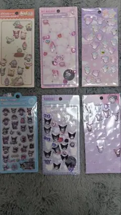 サンリオ　キャラクターシール6点パックセット