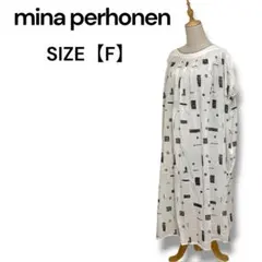 ミナペルホネンmina perhonen カシミヤ混 ドルマンスリーブブラウス
