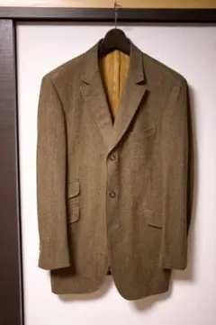 【高年式美品】ジバンシー　ノーカラーコート ヘリンボーン 13aw リカルド期 高年式美品】ジバンシー ノーカラーコート ヘリンボーン 13aw