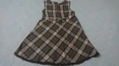 Petit Palais チェック柄 ジャンパースカート 150cm