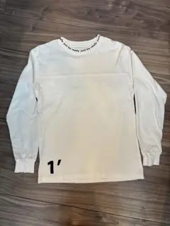 ZARA ロンT 150 白 長袖 カットソー キッズ 152 バックプリント