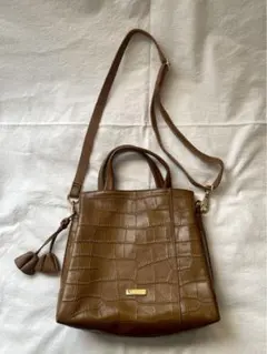 新品未使用 BARCOS バルコス 牛革レザーハンドバッグ ショルダー 2WAY