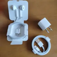 iPhone8付属品　有線イヤホン