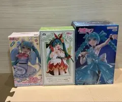 初音ミク　フィギュア　3点セット