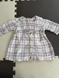 seraph パープル系チェック シャツ 95