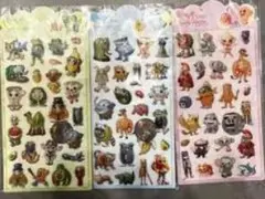 キャラクターシール 3シートセット