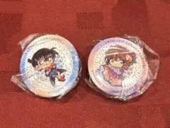 くら寿司 ビッくらポン 缶バッチ 名探偵コナン 江戸川コナン 灰原哀 2個セット