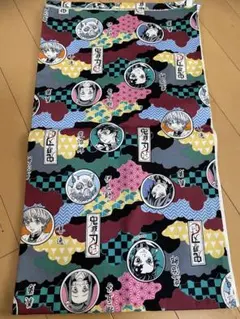 鬼滅の刃 はぎれ 生地 キャラクター柄