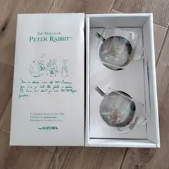 未使用品　 ピーターラビット ティーカップセット 2個