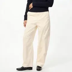 UNIQLO コーデュロイ カーブパンツ M オフホワイト ユニクロ
