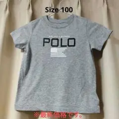 ポロラルフローレン　半袖Tシャツ　グレー　3T　100センチ