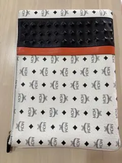 MCM 長財布 ロングウォレット ホワイト ロゴ - メルカリ