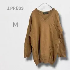 ジェイプレス トップス Vネック ニット セーター ウール カシミヤ混 高級 M