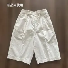 ユニクロ　リネンハーフパンツ