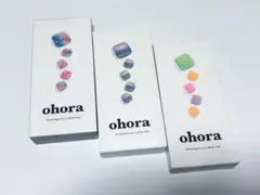新品 ohora セミキュアジェル 3個セット ジェルネイル ネイルシート