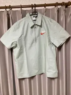 希少サイズ Nike ハーフジップ ワークシャツ XXL ライムグリーンのサムネイル