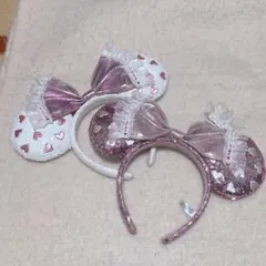 ディズニー ミニーカチューシャ 2個セット