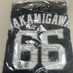 仲三河優66番 Tシャツ　Lサイズ 黒