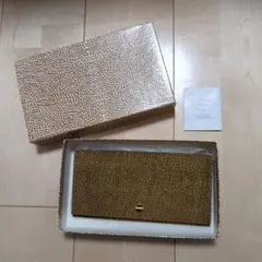 BORBONESE　ボルボネーゼ　スエード レザー　長財布 うずら柄