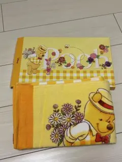 Disney Pooh プーさんタオル イエロー