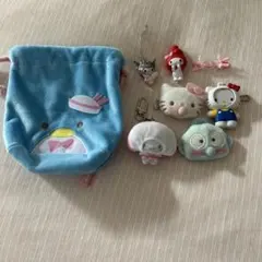 サンリオ キティ シナモン ハンギョドン クロミ キーホルダー ヘアクリップ