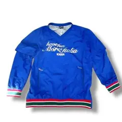 Kappa Vネック ウィンドブレーカー ブルー 2way カッパ XOサッカー