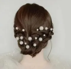 パール装飾ヘアピンセット